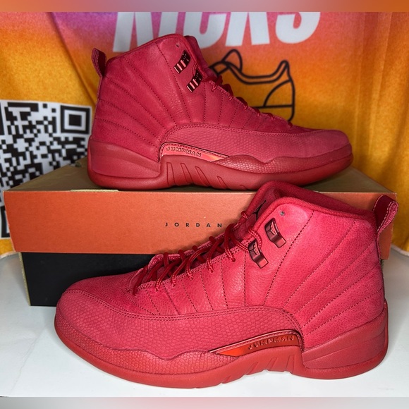 Jordan 12 Retro 2018 Gym Red Size 10.5M Pre-loved - Picture 4 of 7